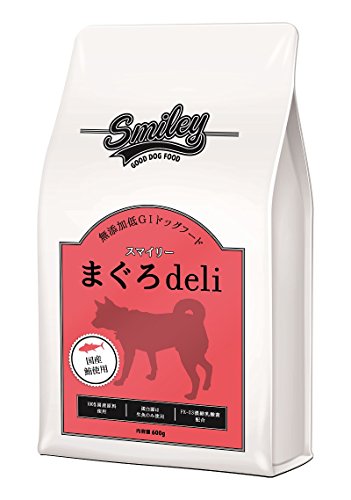 【国産 ドッグフード】 無添加 安全 smiley (スマイリー) まぐろ deli 600g商品画像