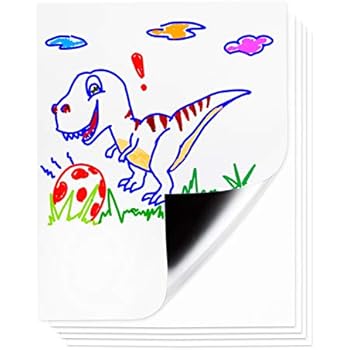 Magnetic Dry Erase Sheet - 5-Pack Magnetic Whiteboard Sheets 9 x 12 Inches, Magnet Dry Erase Refrigerator Message Board for Kitchen Fridge