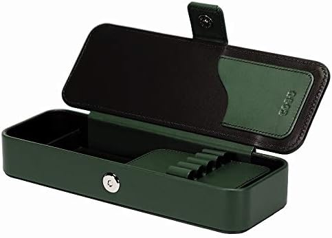 Amazon Cobu本革製マグネット筆箱 C14 ペン差し取外し可能 消しゴム仕切り有 シンプル おしゃれ 男の子 女の子 ペンケース 文房具入れ 筆記用具入れ 小学生 中学生 オリーブ ペンケース 文房具 オフィス用品