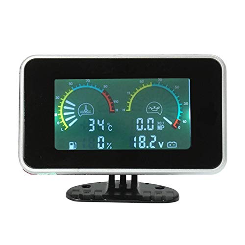 Universal High Precision 4 IN 1 LCD Digital Display Car Oil Pressure