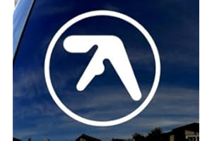 So Cool Stuff Aphex in Circle Vinyl 4" Tall (Color: White) Decal Laptop Tablet Skateboard car Sticker