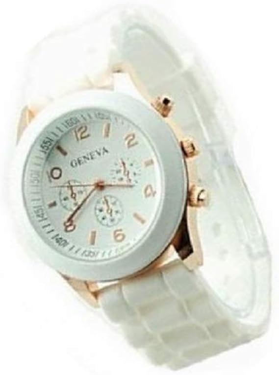 Amazon Yデパートセンター55 シリコンベルト 腕時計 レディース おしゃれ シンプル 時計 ホワイト レディース腕時計 腕時計 通販