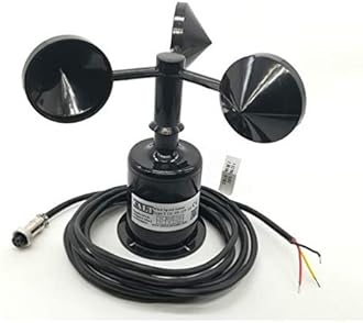 Anemometers Wind Speed Monitoring Sensor 9-30V DC Supply 4-20mA Output Outdoor Weather Station CALT