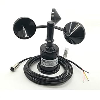 3 Cups Wind Speed Sensor anemometers 12 24 V DC Supply 4-20mA Output CALT YGC-FS: Amazon.com: Industrial & Scientific