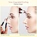 Bling Beauty Best Eyelash Curlers, with False Eye Lash Applicator Extension Tweezers, Advanced Silicone Pressure Refill Replacement Pads & Fits All Eye Shapes Get The Perfect Curl - Golden Set