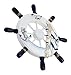 Nautical Mediterranean Handcrafted Wooden Ship Wheel 9