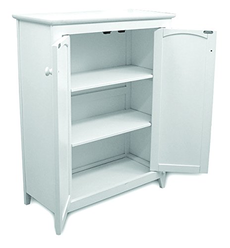 Catskill Craftsmen Double Door Kitchen Cabinet, White