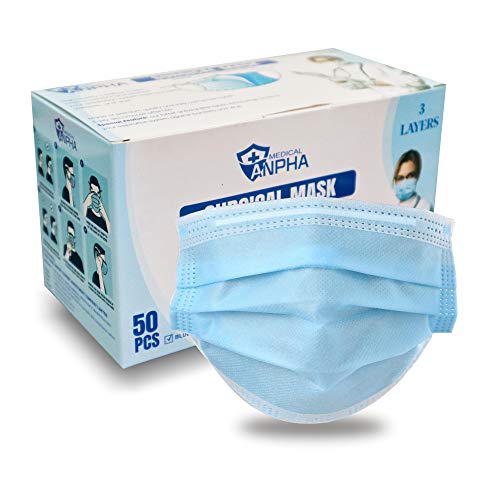 Disposable Face Masks 3 Ply Disposable Face Masks Level 3 White Fave