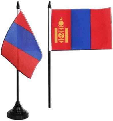 Digni Drapeau De Table Mongolie Mini Drapeau 10 X 15 Cm Amazon Fr Cuisine Maison
