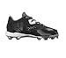 adidas Performance Kids' Wheelhouse 4 K Baseball Cleat, Black/White/Silver Metallic, 1.5 M US Little Kid