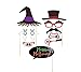 Halloween Photo Booth Props Decorations, Holiday Day Props Attached to the Stick Halloween Decorations - DIY REQUIRED - 26 Count