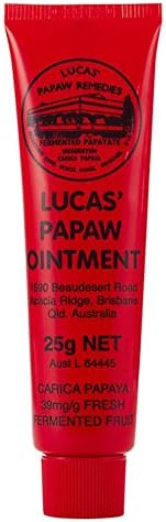 25g Lucas Papaw Ointment Multifunctional Hydrating Lip Balm Diaper Rash Cream - Yellow