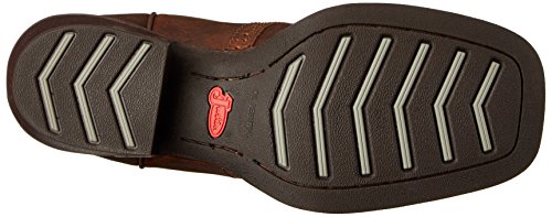 Justin Boots Men's Justin's Silver Collection 12" Western Boot, Brown, 9.5 D US - Thumbnail 3