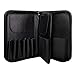 DUcare Professional Makeup Brushes Organizer Bag (Only Bag) Leather Big Makeup Artist Case with Mirror Holder Cosmetic Makeup Handbag(Only Bag)