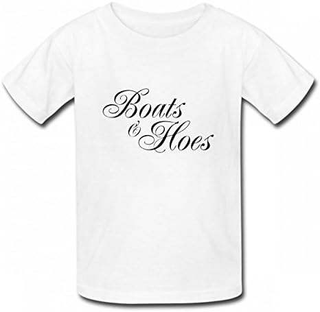 MNXBEST Boats AMD N Hoes Tshirt Printed Cotton T-Shirts Tops Logo Boy Girl Tee White