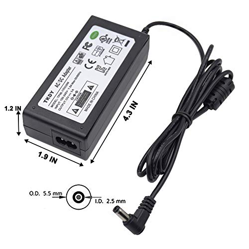 TKDY Security Camera Power Supply 12V 5A Adapter, with 8 Way CCTV Power
