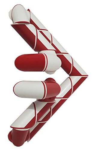 Novelty Magic Snake Puzzle Cube Toys Fidget Brain Teaser Puzzles Grow Toy for Anxiety Twisty Ruler Gift Red 24