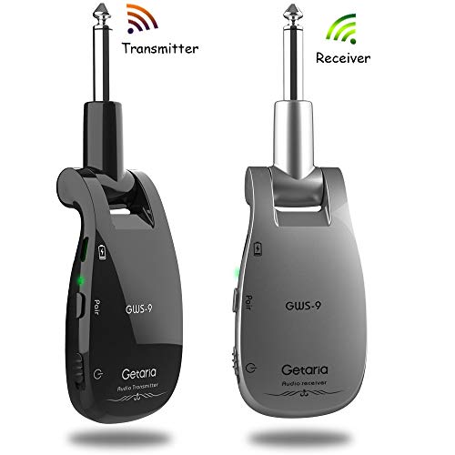 Getaria Wireless Guitar Transmitter Receiver set 2.4GH Wireless Guitar System for Electric Guitar Bass - Thumbnail 7