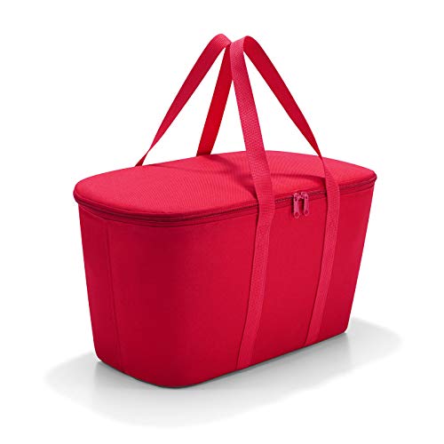 reisenthel coolerbag in Rot – Kühltasche aus hochwertigem Polyestergewebe – Ideal für das Picknick, den Einkauf und unterwegs