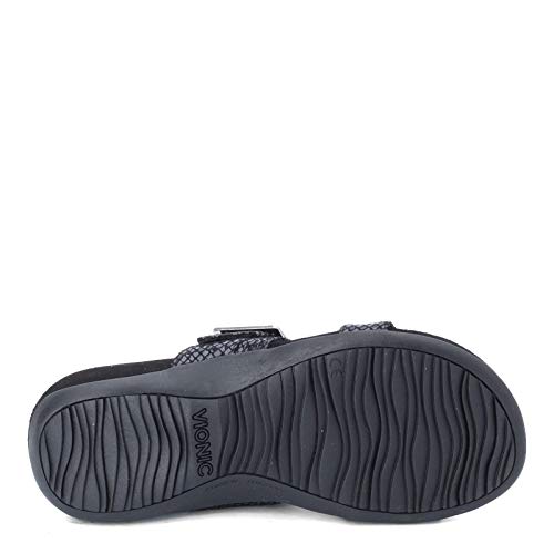 Vionic Women's Rest Skylar Slide Sandal Adjustable Walking Sandals with Concealed Orthotic Arch