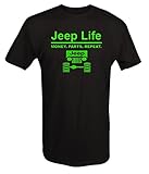 LIME-Jeep Life - Money Parts RepeatT shirt - Xlarge