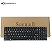 SUNMALL Keyboard Replacement with Frame Compatible with Lenovo Ideapad G580 G580A G585 G585A V580 V585 Z580 Z580A Z585 Z585A N580 N581 N585 N586 Series Laptop Black US Layout