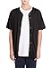 OLLIN1 Premium Mens Sports Button Mesh Short Sleeve Baseball Jersey