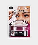 i-Envy by Kiss Brow Stamp for Perfect Eyebrow (KPBS02 - Ebony/Natural Shape)