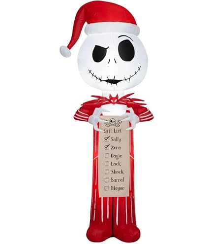 Amazon.com: Gemmy Christmas Inflatable Jack Skellington with