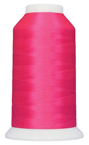 Superior ThreadsMagnifico 2-Ply 40 Weight Trilobal Polyester Sewing Thread Cone - 3,000 Yards (#2192 Hot Pink Flash)