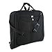 Olympia Luggage Deluxe Garment Bag, Black, One Size