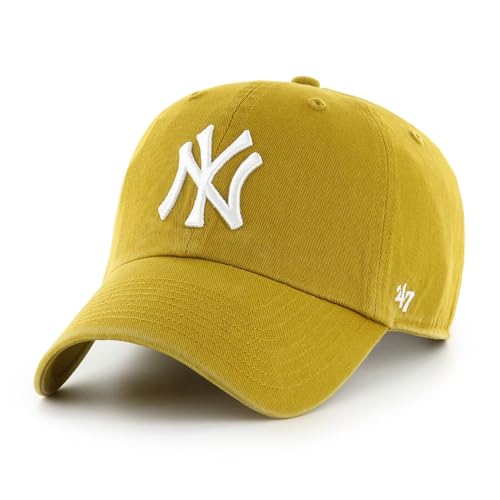47 New York Yankees MLB Clean Up Goldbraun Verstellbare Cap One-Size