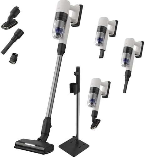 Aspirateur Balai sans Fil 7000 AP72UB21AM, Aspirateur à Manche et à Main 2 en 1, Jusqu'à 50 Min d'Utilisation, AllFloor Auto LED Buse pour Tous Sols, Filtration HEPA en 6 étapes, 0,3 L