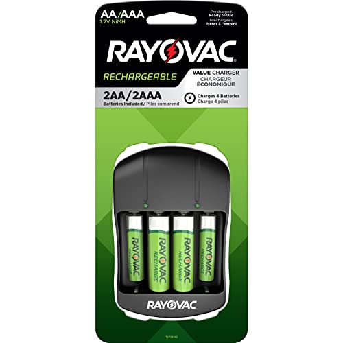 Rayovac AA and AAA Batteries, Double A and Triple A Rechargeable