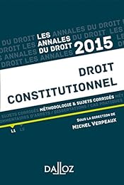 Droit constitutionnel, 2015