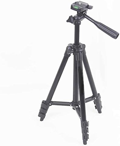 Laptop Projector Stand, YOKEYS Heavy Duty Tripod Height Adjustable SLR Mount Holder 16'' To 28' for DJ Presentations Notebook Computer-Black