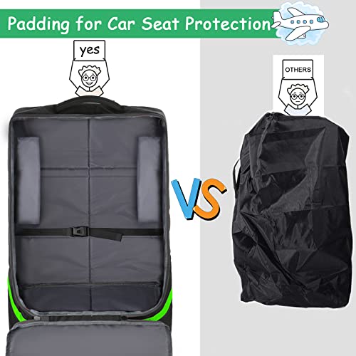 YOREPEK Car Seat Travel Bag, Padded Car Seats Backpack for Air Travel