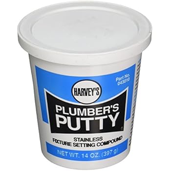 WM Harvey 043010 43010 Putty, 14 oz, Off- Off-White