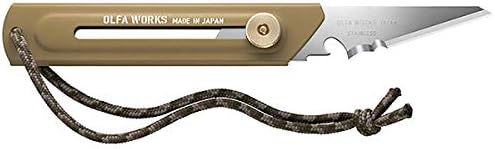 Olfa Works 上質 オルファワークス 替刃式ブッシュクラフトナイフbk1 Ow Bk1 Sb サンドベージュ