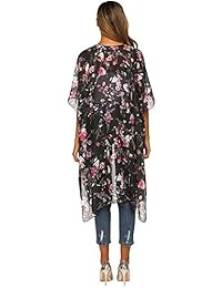 Bañador de gasa para dama, diseño floral