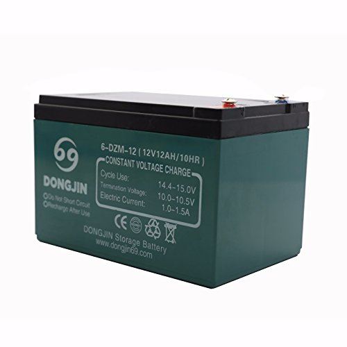 ZXTDR 6-DZM-12 12V 12AH Battery for Electric Bike Scooter Go Kart - Thumbnail 6