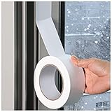 fowong Window Weather Stripping Tape, White Window