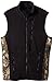 Justin Flame Resistant Men's Polartec Fleece Vest with Wind Pro Technology, Black/Realtree, Medium/Regular