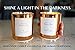 Benevolence LA Fresh Persimmon Wood Wick Candles | Soy Scented Candles for Home | Gifts for Women and Men | Home Fragrance | Aromatherapy | Shelf Decor, Bathroom Freshener | 8oz, 45 Hour Burn