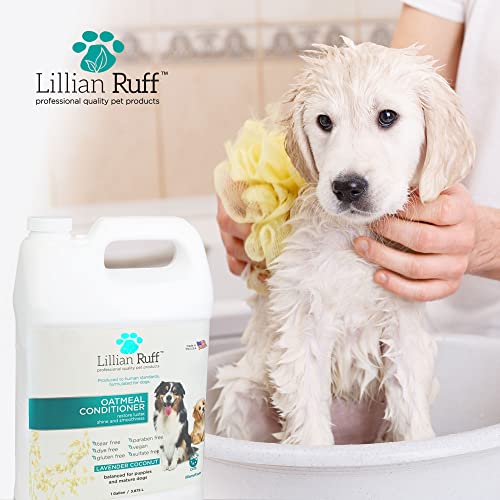 Lillian Ruff Calming Oatmeal Pet Conditioner for Dry Skin & Itch Relief