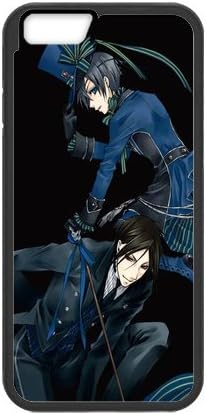 LeonardCustom- Kuroshitsuji Black Butler Rubberized Protective Hard Phone Case Cover for iPhone 6 (4.7") -LCI6U296