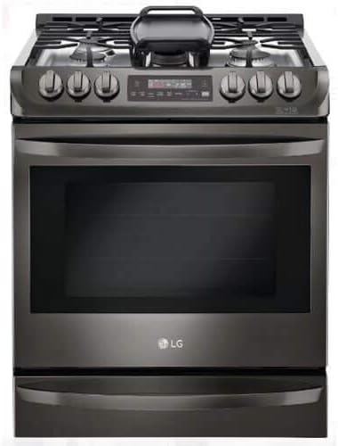 LG LSG4513BD 6.3 Cu. Ft. Black Stainless Slide-In Gas Range LSG4513BD (Renewed)