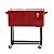 Tenive 80-quart Rolling Wheels Ice Chest Portable Patio Party Bar Drink Entertaining Outdoor Cooler Cart
