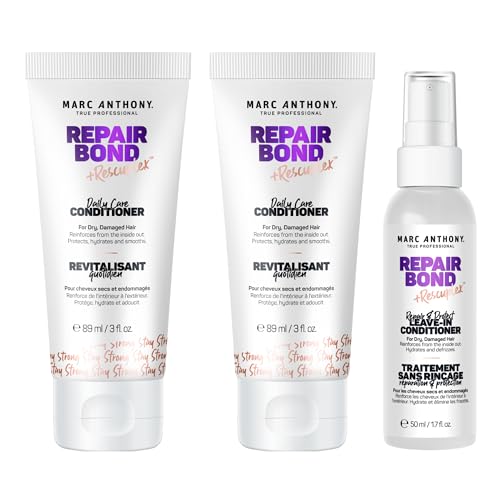 Marc Anthony Repair Bond Travel Size Shampoo, Conditioner, and Leave In