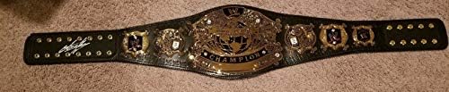 THE UNDERTAKER SIGNED UNDISPUTED WWE CHAMPIONSHIP BELT EXACT PROOF JSA LOA